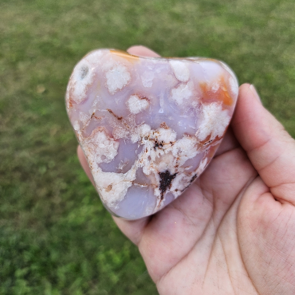 flower agate bowl 3 in - Picture 3 of 3